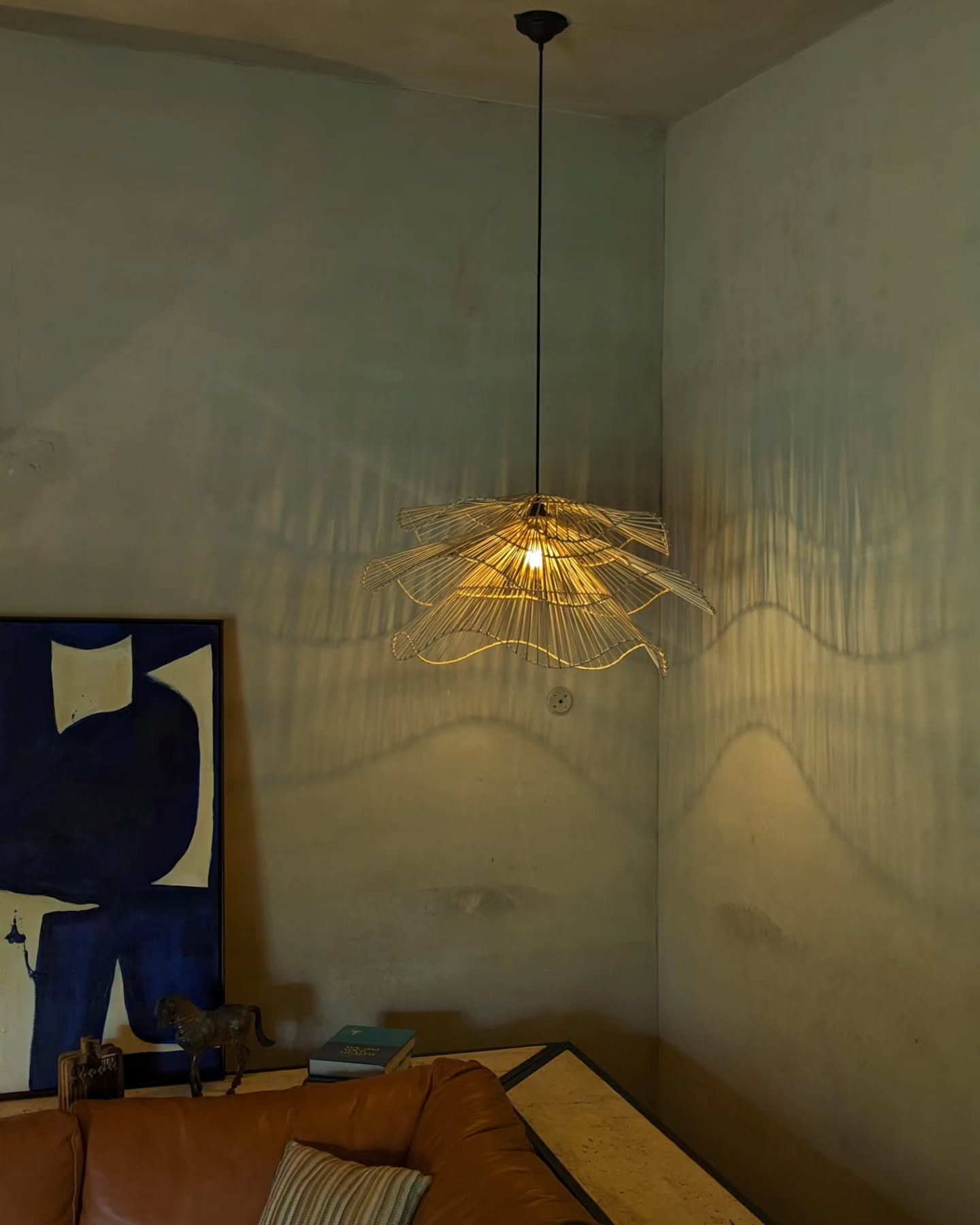 Ripple Chandelier
The Ripple Rattan Chandelier is a stunning handcrafted lighting piece inspired by the soothing rhythm of ocean ripples translating into intricate waves of natural rattan that mimic the fluid motion of water.. This design brings the serenity of coastal landscapes indoors, creating warmth and texture in any space.
#rattan
#rattanchandelier
#pendantlights
#interiordesign