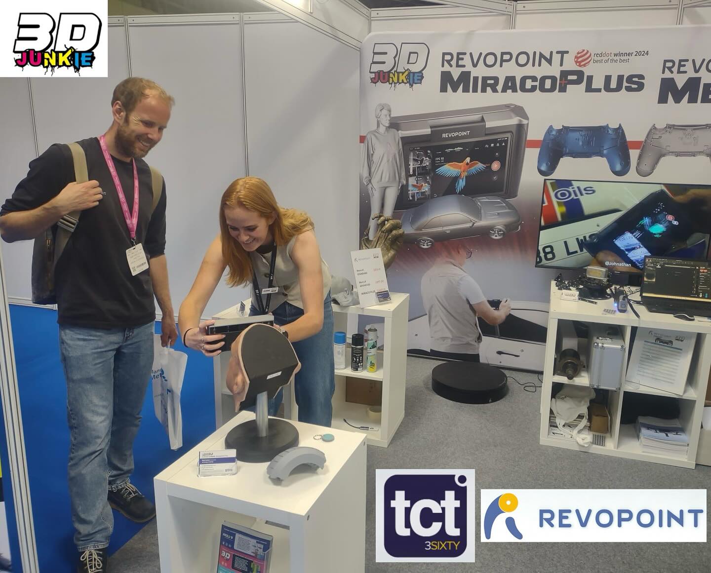 🚀 Revopoint at TCT 3D Printing Show! 🚀
Jas and Matt had an incredible time representing Revopoint at the TCT 3D Printing Show, connecting with innovators and showcasing cutting-edge 3D scanning technology! 🔥
From game-changing industry insights to hands-on demonstrations, it was amazing to see the excitement around 3D scanning and its endless possibilities. Big shoutout to everyone who stopped by—your enthusiasm made the event even better!
Swipe for a behind-the-scenes look at the action! 📸
