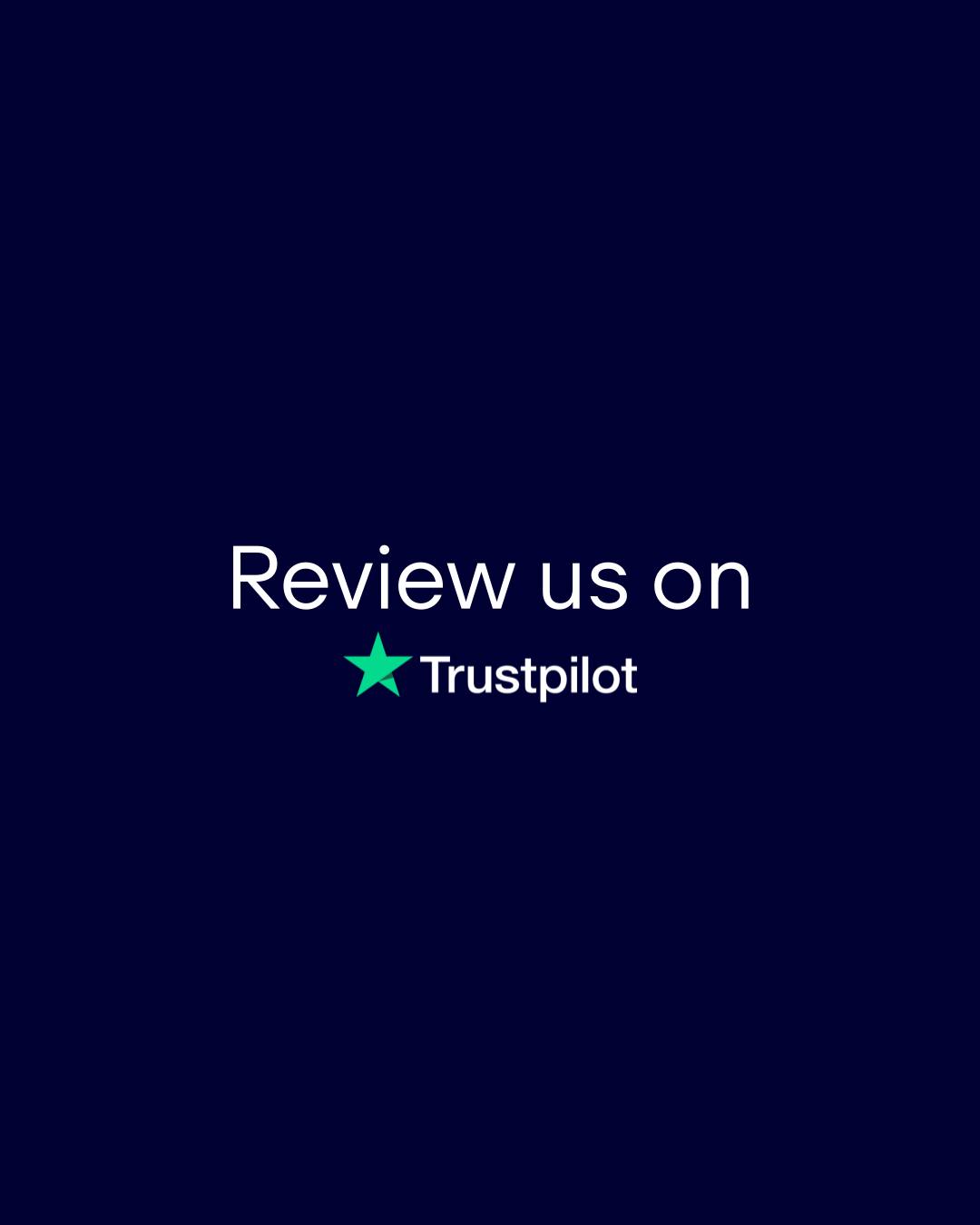 Review us on Trustpilot! #trustpilot