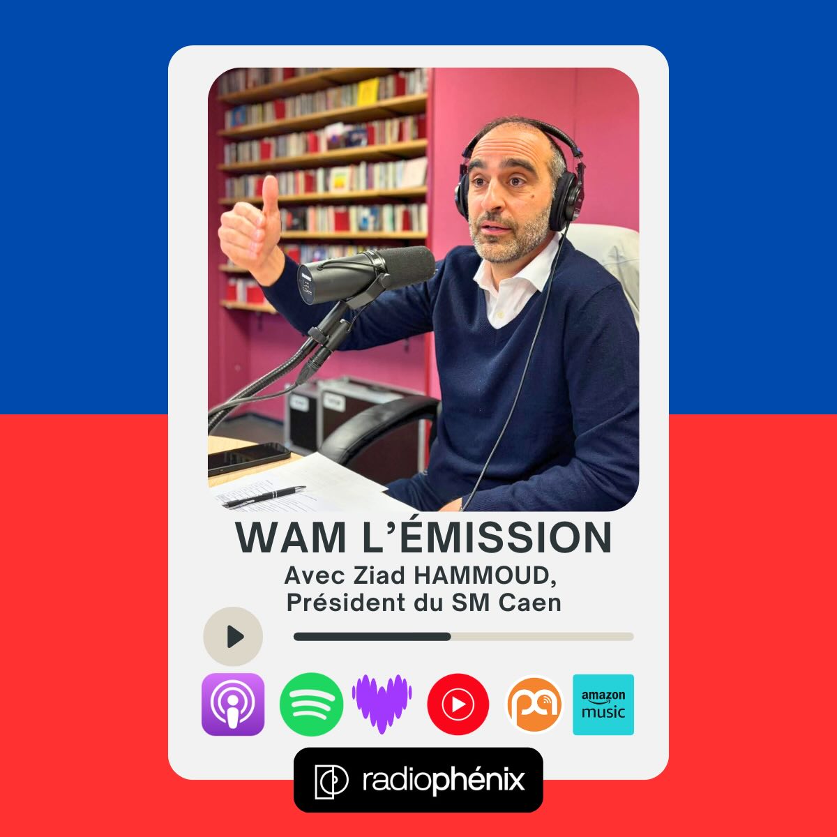 🎧 Les résultats cata, les mercatos ratés, le « cahier des charges » du coach, l’asso SMC, etc. Pendant plus d’1h on a posé au Président du @smcaen Ziad Hammoud les questions que se posent les supporters...
👉 lien en bio
🎙 La compo : @jejdel, @lacaencaneuse, @stevesavidange, @sebwam, @dimczerwony et JB
⏺️ Prod : @radiophenix / @milou_yloj 🎧 Les résultats cata, les mercatos ratés, le « cahier des charges » du coach, l’asso SMC, etc. Pendant plus d’1h on a posé au Président du @smcaen Ziad Hammoud les questions que se posent les supporters...
👉 lien en bio
🎙 La compo : @jejdel, @lacaencaneuse, @stevesavidange, @sebwam, @dimczerwony et JB
⏺️ Prod : @radiophenix / @milou_yloj